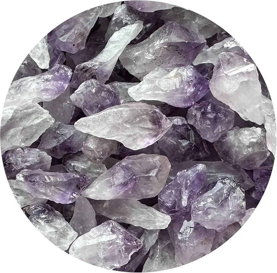 Natural Amethyst Points Healing Crystals 1 Pound N315