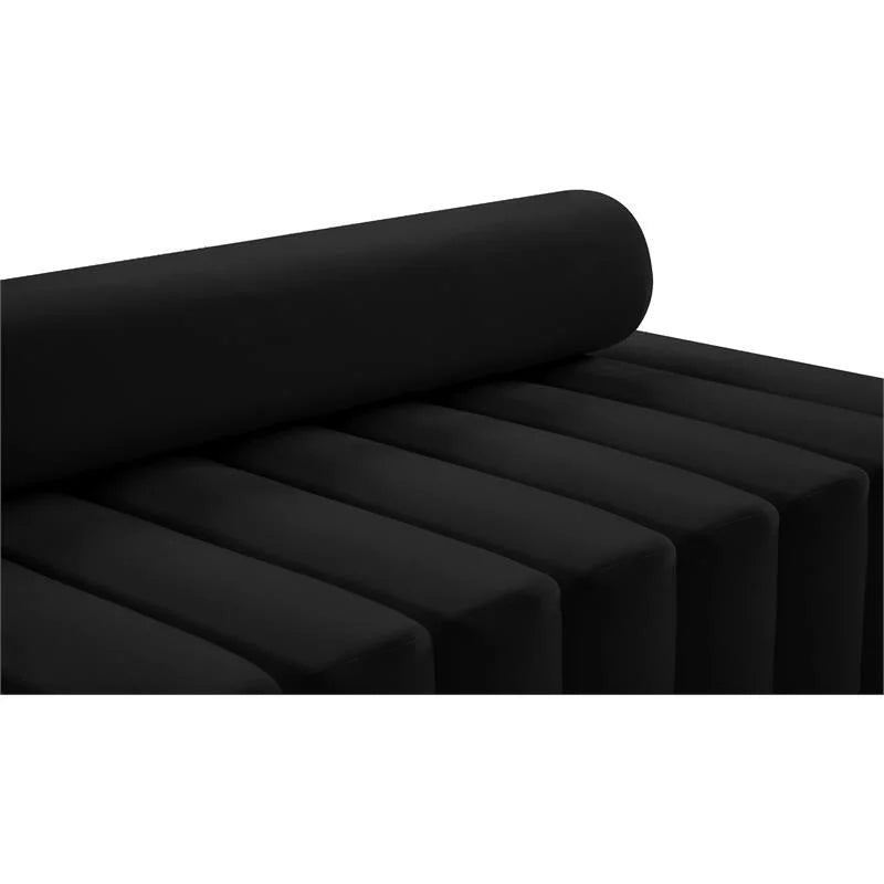 Black Velvet Chair R318666