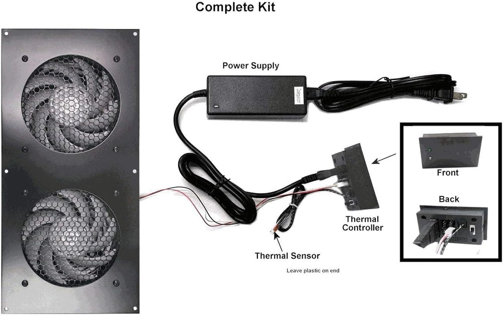 120mm AV Cabinet Cooler with Fans N48320