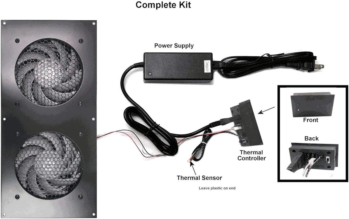 120mm AV Cabinet Cooler with Fans N48320