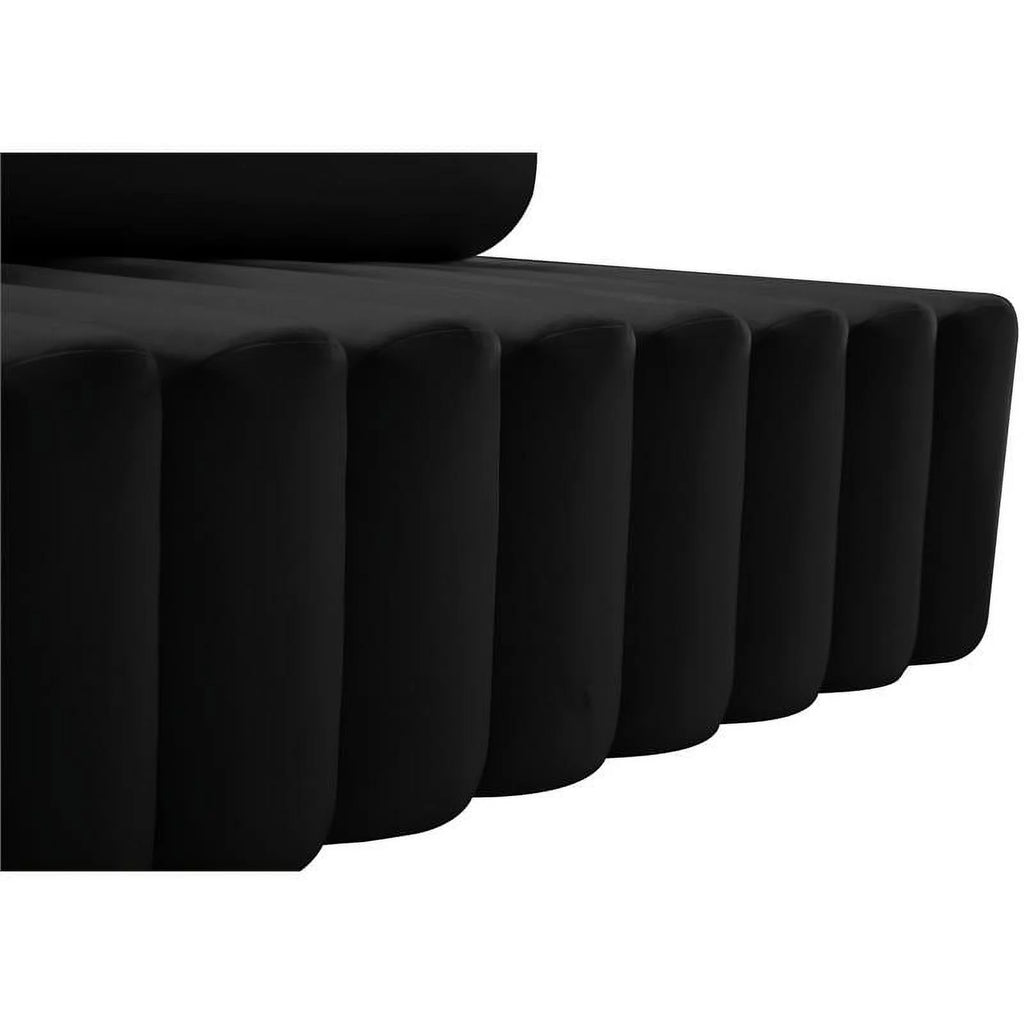 Black Velvet Chair R318666