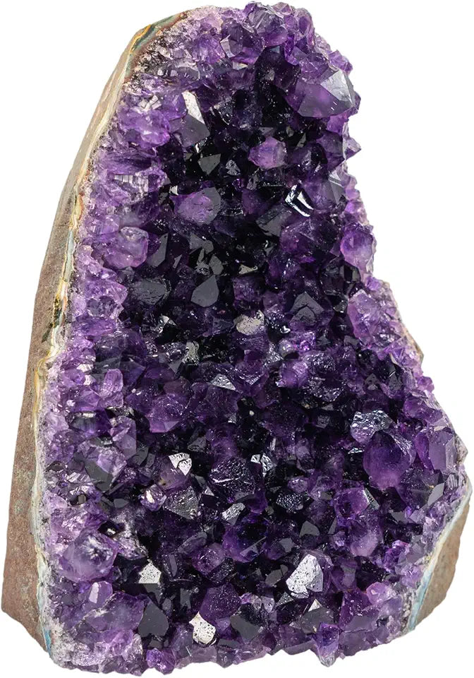 5.0 To 6.0 lbs Grade A+ Raw Dark Purple Amethyst Cluster Crystal M776006